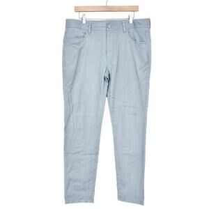 Rhone Gray Everyday Twill 5 Pocket Pants Sz 36x32